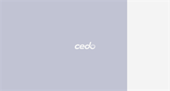 Desktop Screenshot of cedo.com